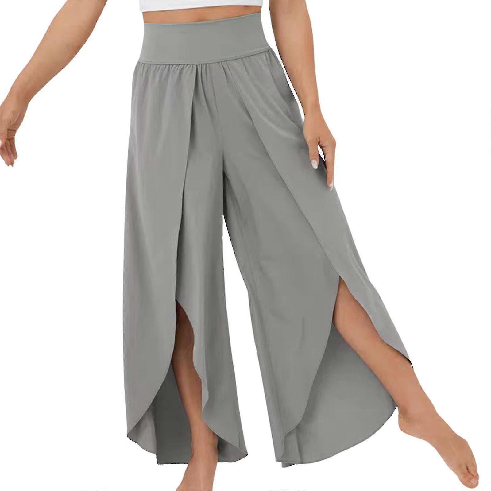 여자 단색 레깅스 하이 웨이스트 라운지 바지 친구 모임 착용에 적합