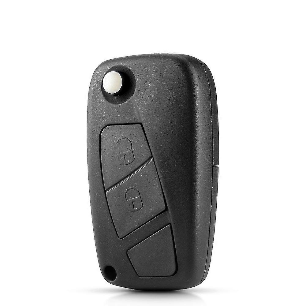 1PCS 3 Buttons Car Key Shell For Fiat 500 Punto Stilo Ducato Panda Doblo Bravo Folding Remote Control Key Case