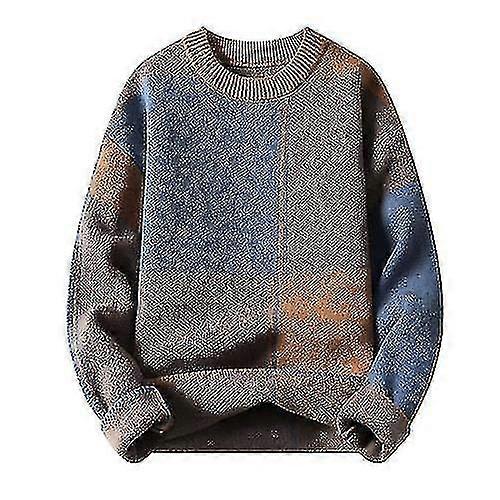 Men's Jumpers Pullover Crew Neck Heavy Winter Sweat