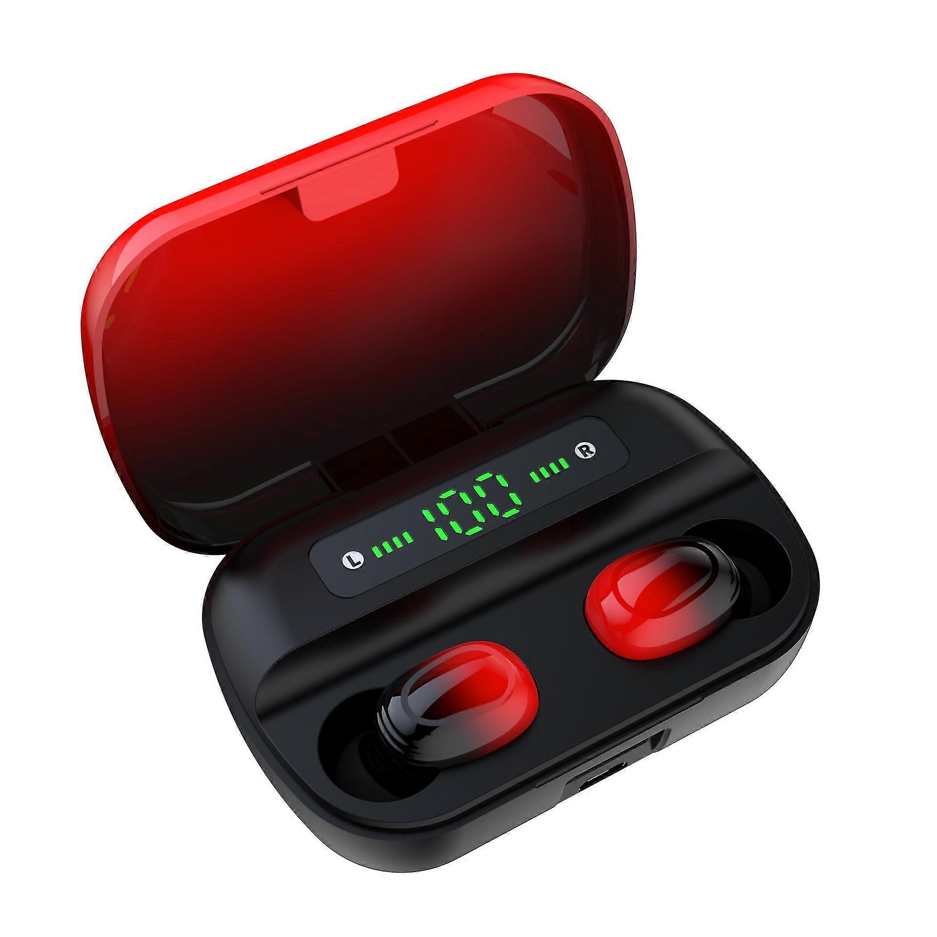 Fones de ouvido sem fio Mini Bluetooth Sport Earphone Led Display in Ear Headset