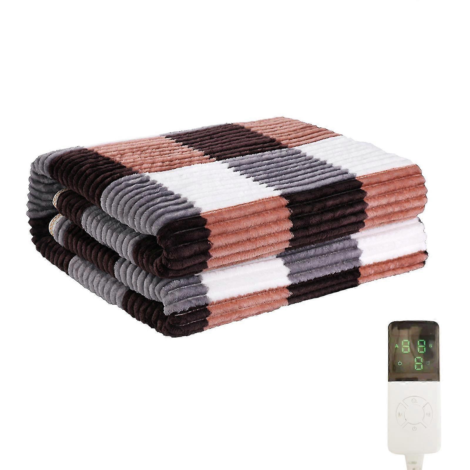 Couverture chauffante électrique ultra douce en sherpa