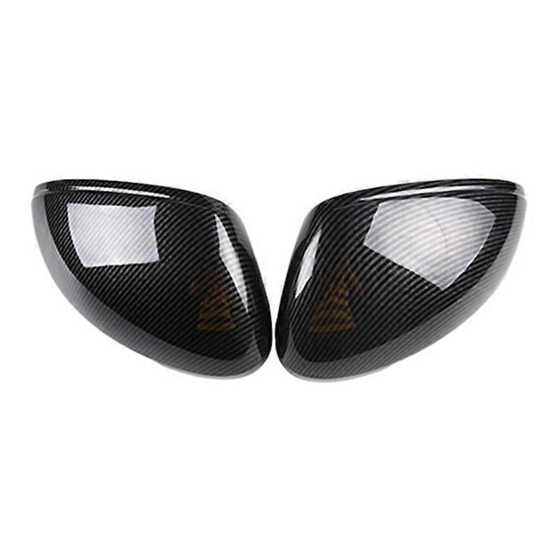 2Pcs Side Rear View Mirror Cover Trim for 2011-2021 Carbon Fiber Side Wing Mirror Caps