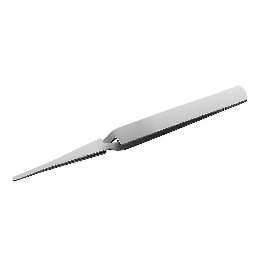 Stainless Steel Tweezers Cross Reverse Round Head Reverse Fork Pointed-CE