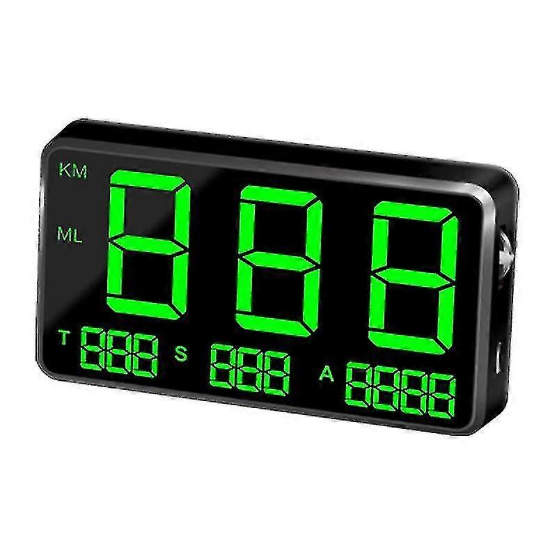 Auto GPS Tachometer Kopf nach oben Anzeige Übergeschwindigkeit mph/km/h Warnalarm, Auto Geschwindigkeitsüberschreitung Erinnerung