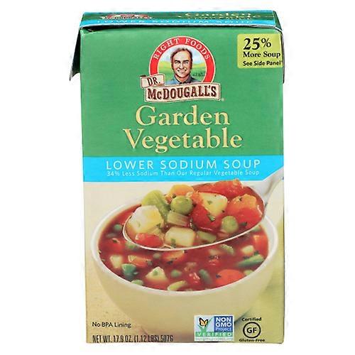 Dr. Mcdougall's Lo W Sodium Garden Vegetable Soup ,17.9 Oz(Case Of 6)