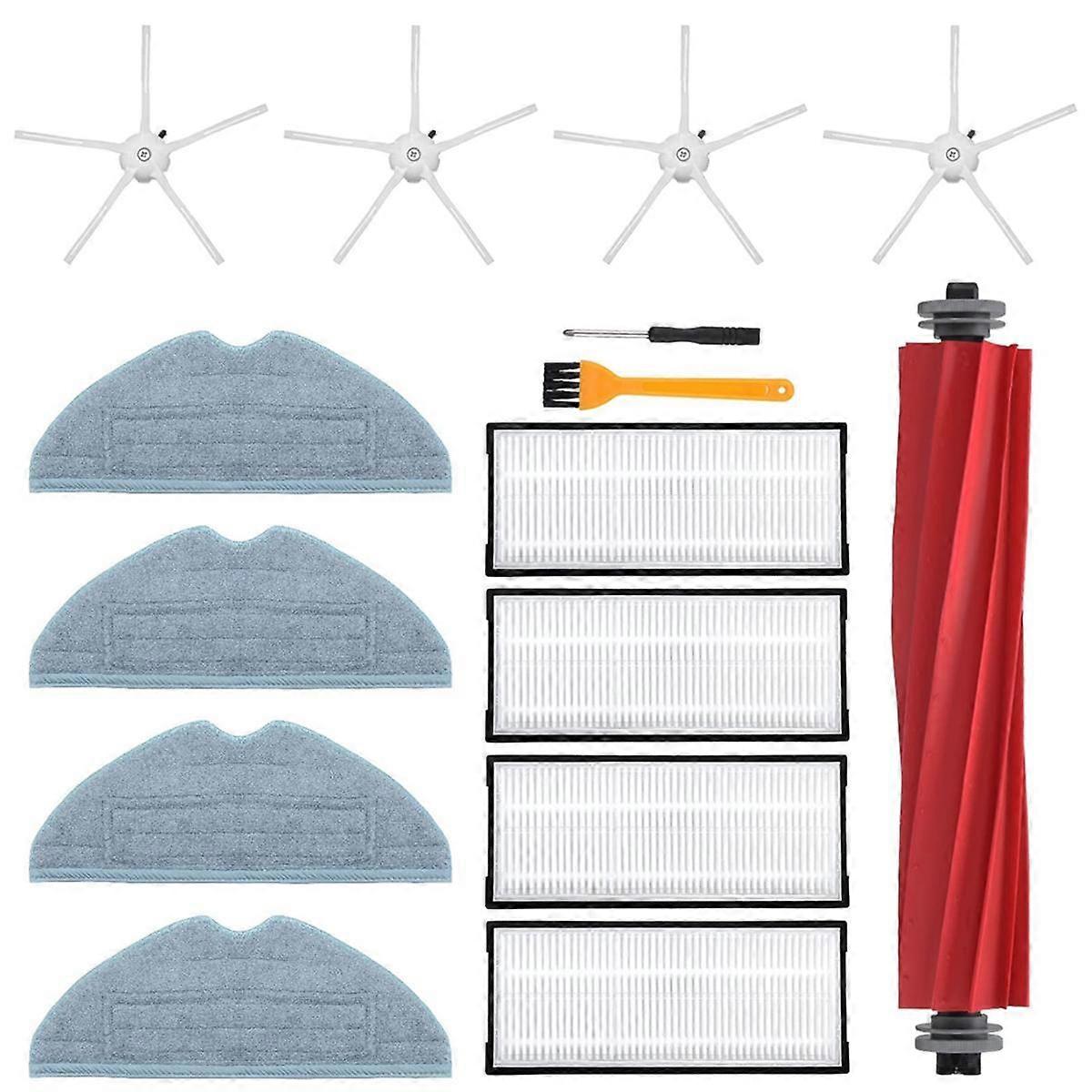 Accessories Kit for S7, S7+, S7 MaxV, S7 MaxV Plus Replacement Parts Roller Brush Hepa Filter Mop Cloth