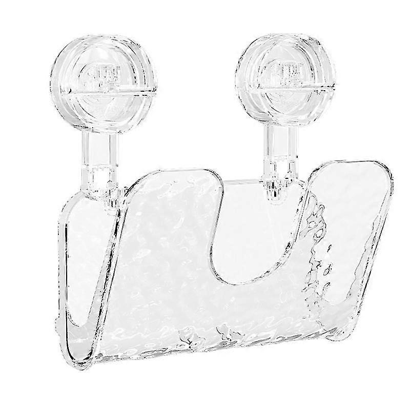 Wall-Mounted Pot Lid Holder with Suction Cups Easy Installation Secure U-Shaped Groove No Drilling N YGWL