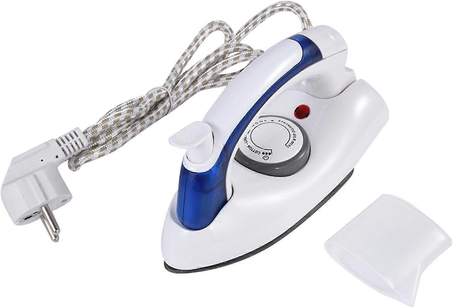 מגהץ קיטור נסיעות נייד קומפקטי מתקפל עם ידית מתקפלת ארגונומית וסוליית נון-סטיק 700W (האיחוד האירופי)