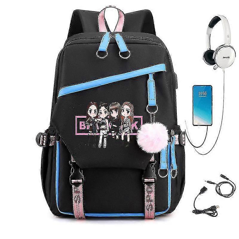 Park Kim Ji Soo With Ry Shoulder Bag Backpack Usb.