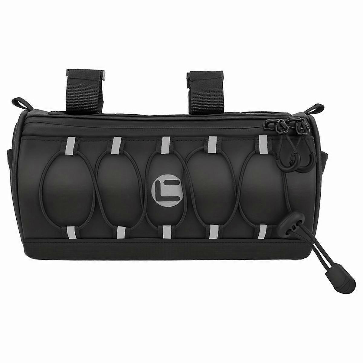 Bike Handlebar Bag Waterproof Bicycle Handlebar Bag with Large Reflective Area and Strips, Mountain