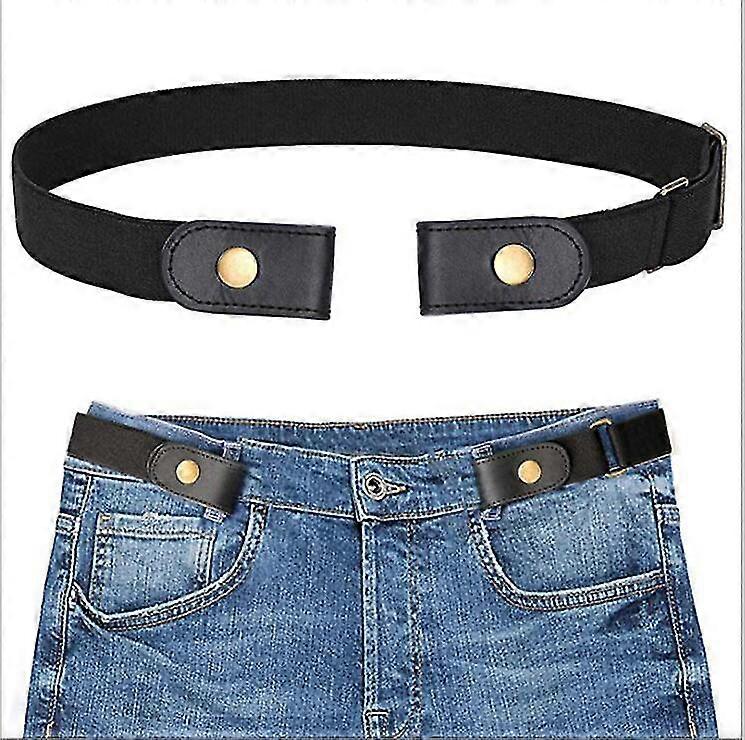 Cinturón elástico mujer, cinturón sin hebilla Cinturón invisible para pantalones vaqueros