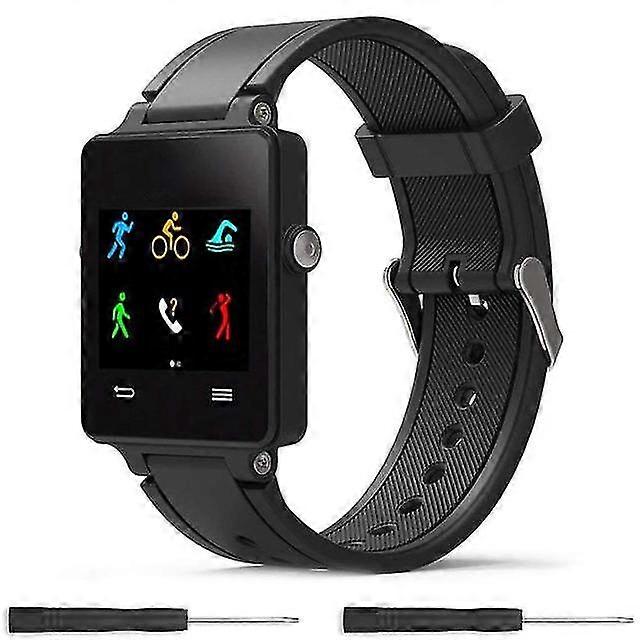 Garmin Vivoactive 醋酸纤维硅胶表带 Garmin Vivoactive 醋酸纤维手表软硅胶腕带替换表带