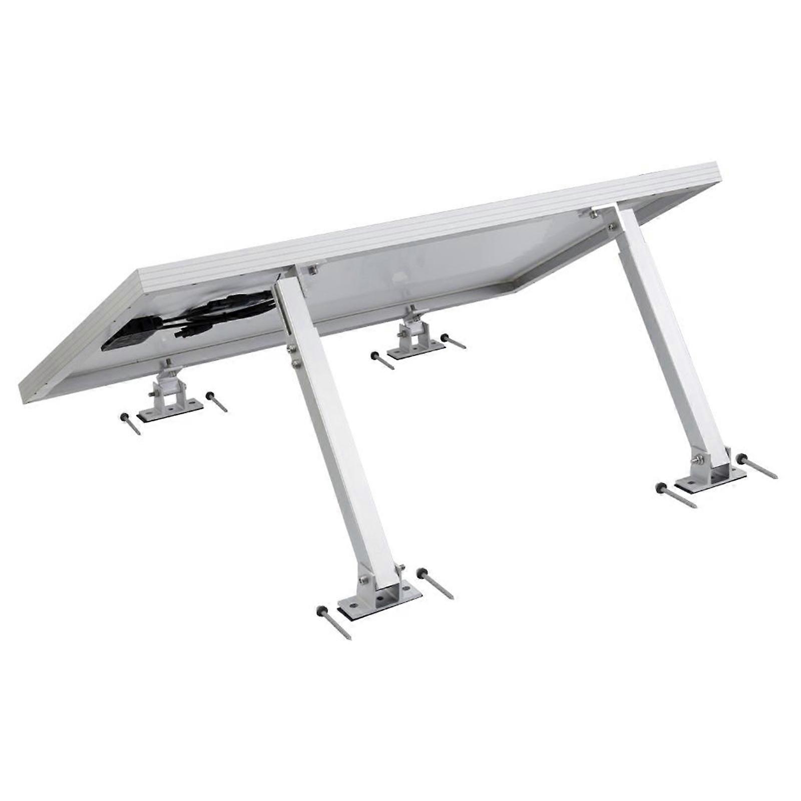 Adjustable Bracket Feet Spacers Hex Socket Screws Set White Aluminium Stainless Steel Solar Panel Support Package