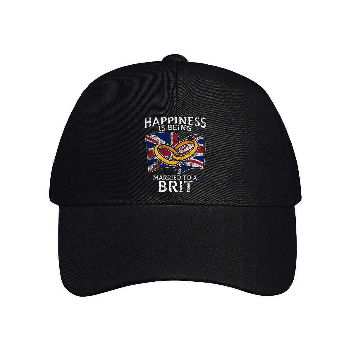 Happiness Is Being Married To A Brit Baseball Cap