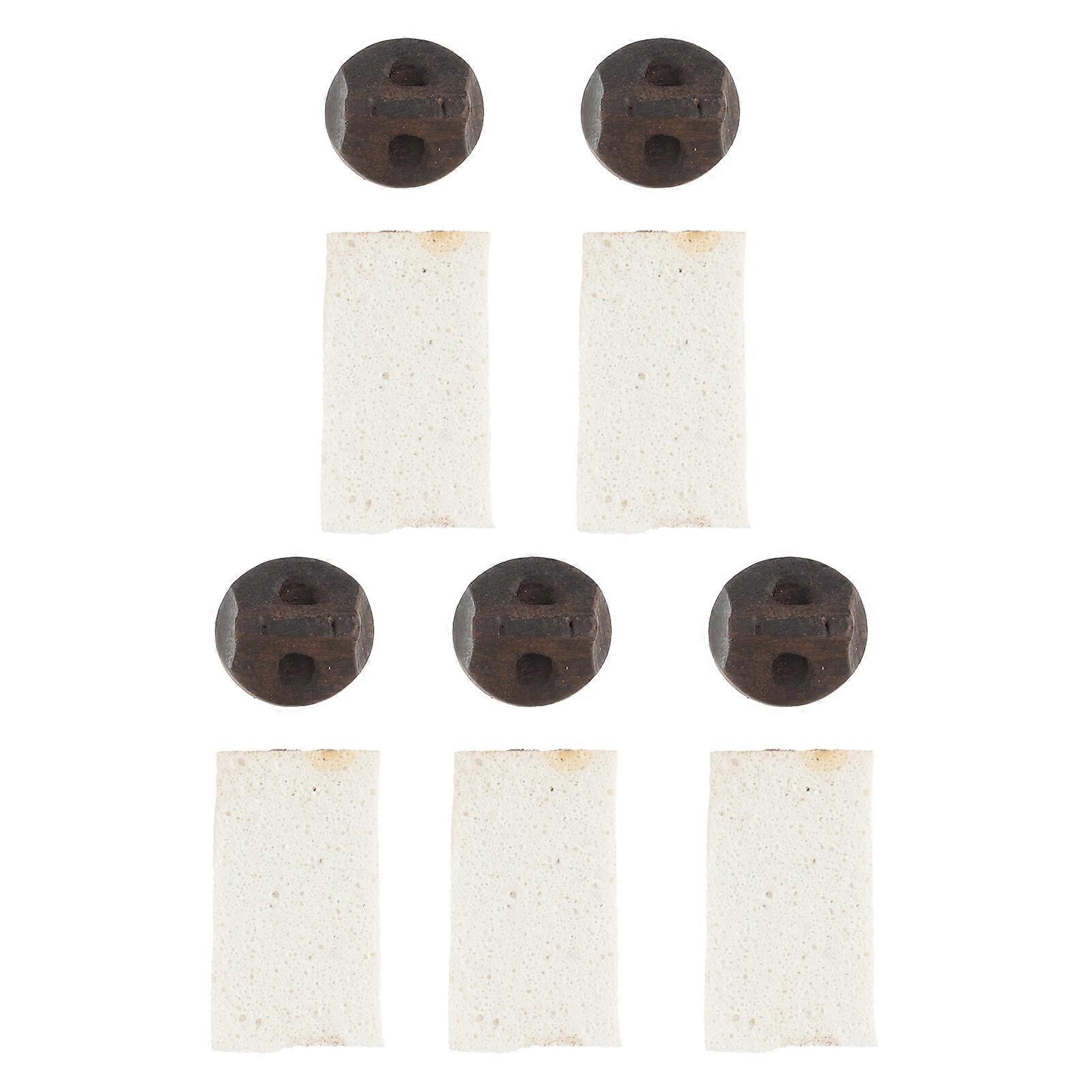 5 Sets Creative Erhu Silencer Wooden Practical Erhu Mute Useful Erhu Sordine