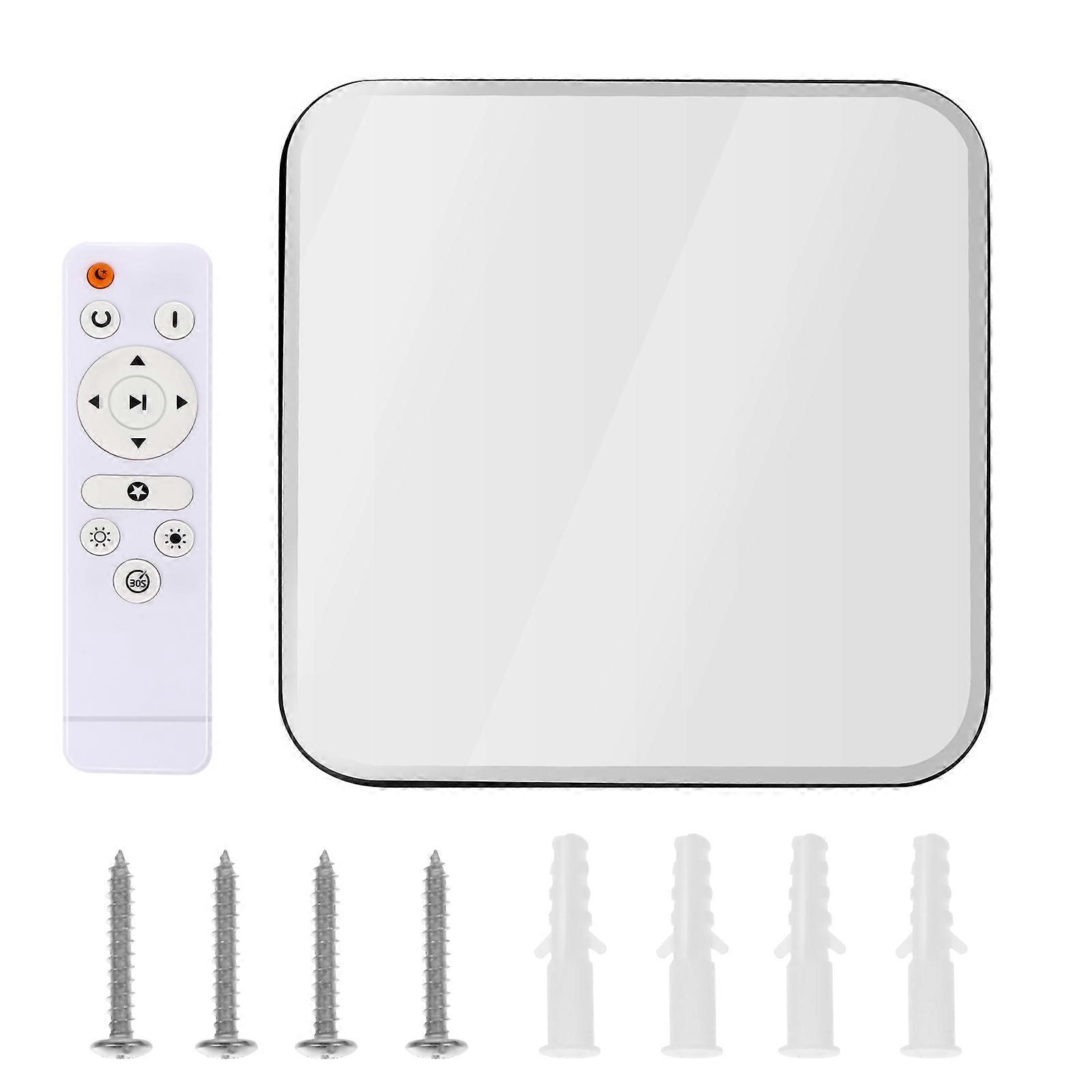1pc Square LED Balcony Lamp Acrylic Living Room Ceiling Light with Controller