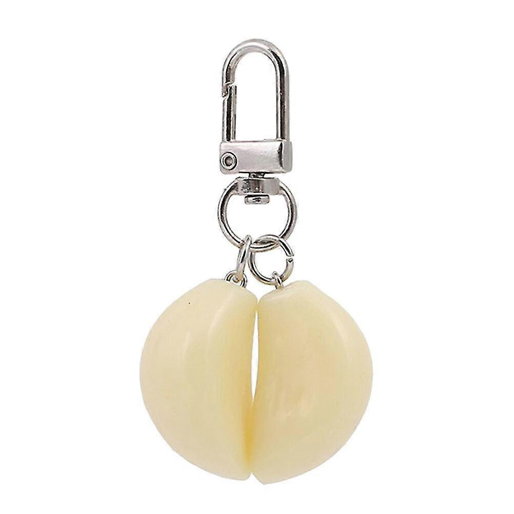 Simulation Garlic Key Chain Creative Key Ring Funny Keychain Bag Pendant Decor