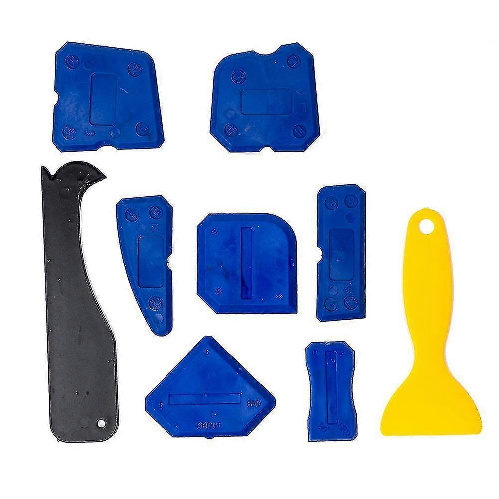 9 stks voegen kit profilering applicator tools afdichting spreader kit afwerking tool