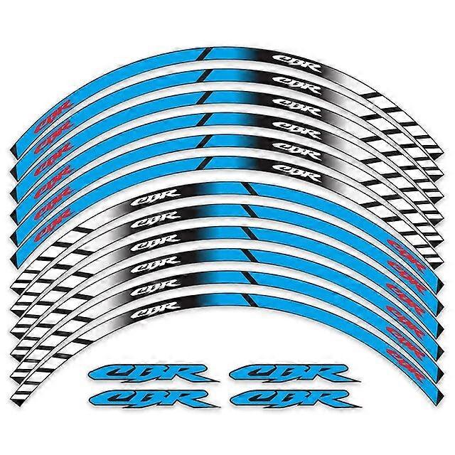 17 Inches Motorcycle Stickers Wheel Sticker Front Rear Decals Reflective Waterproof Decal For HONDA CBR CBR250R CBR650F CBR300RVehicle Wraps