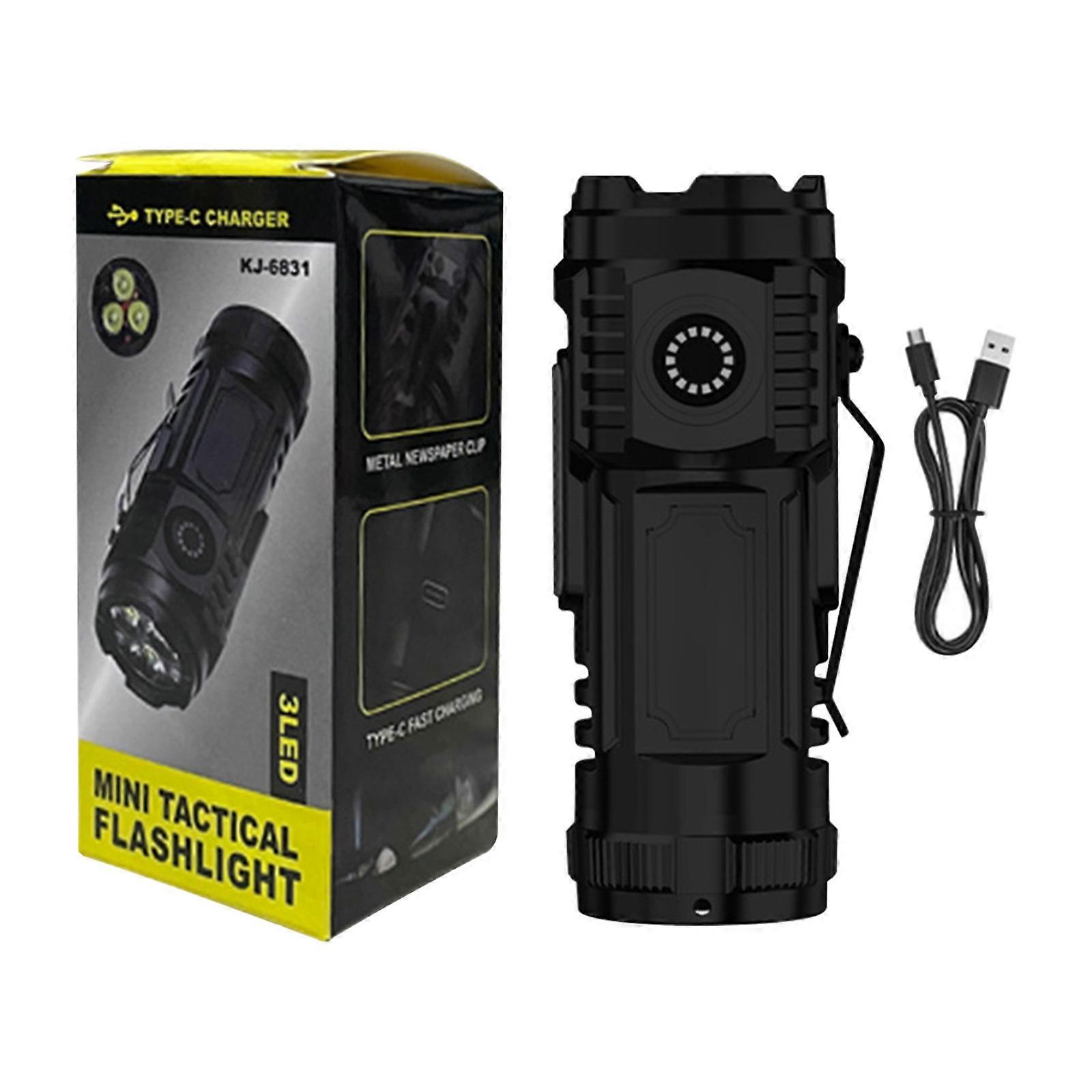 Multifunctional Home Outdoor Mini Small Portable Hat Clip Light Strong Light Flashlight