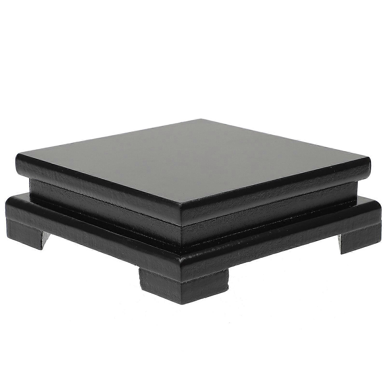 1PC Wood Display Base Vase Stand Accessories Decoration Display Stand Base