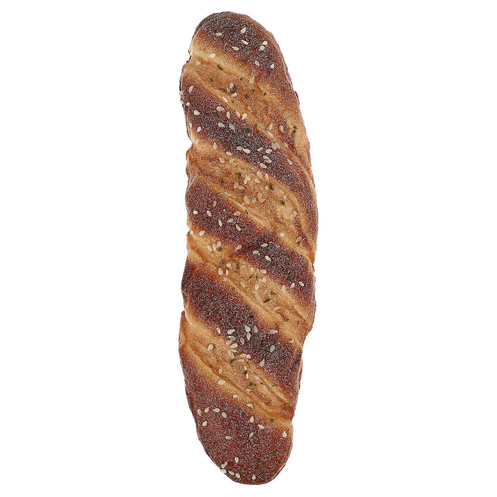 Simulated Bread Adornment PU Bread Model Fake Bread Table Photo Prop for Indoor