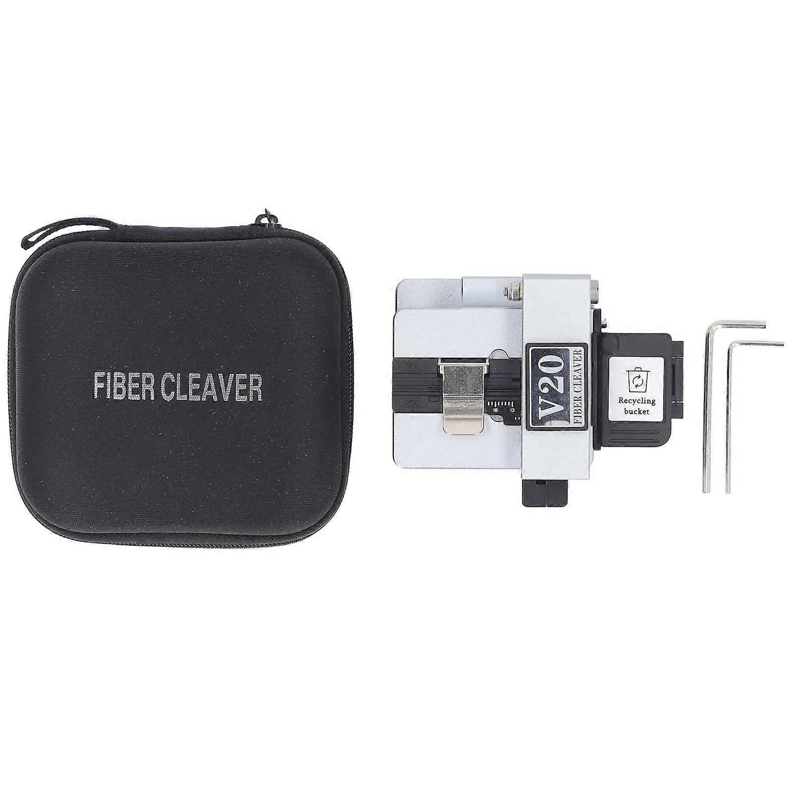 Optical Fiber Cleaver Auto Blade Rebounding 3 in 1 Fixture High Accuracy Precision Optical Fiber Cutting Machine Tool