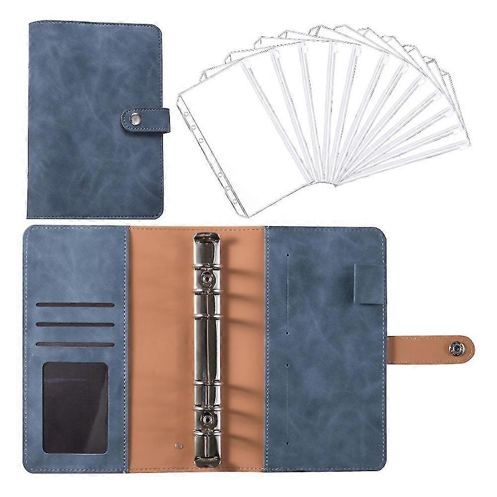 Σημειωματάριο binder προϋπολογισμός bindner binder binder κάλυμμα με 12 κομμάτια τσέπη binder προσωπικά φάκελοι προϋπολογισμού μετρητών σύστημα 6 τρύπα binder φάκελο