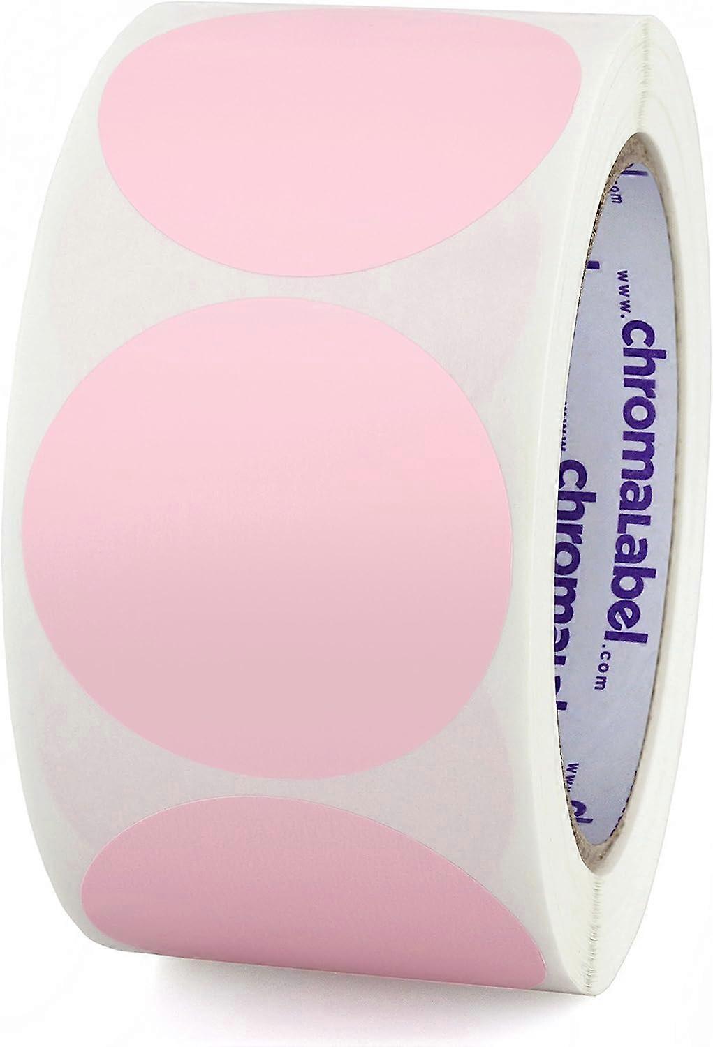Label 1 Inch Round Permanent Color-Code Dot Stickers, 500 Per Roll