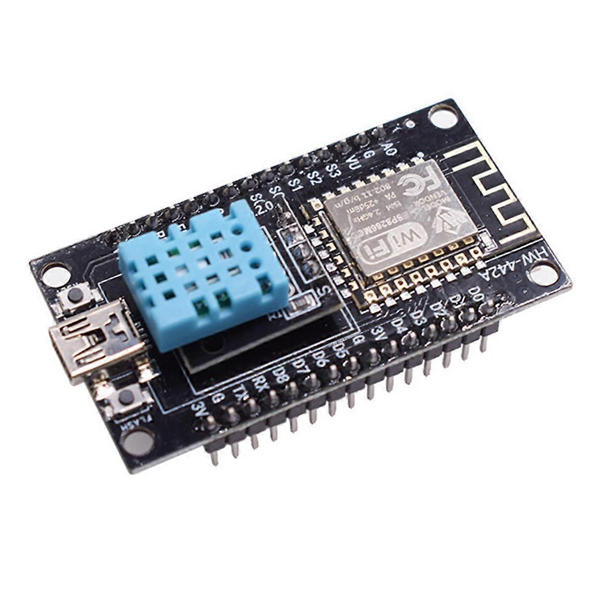 New Version Temperature and Humidity Sensor CH340 Development Board ESP8266 Extended Wifi Serial Port Module