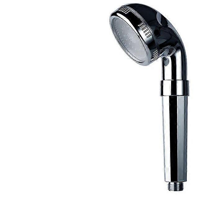 ZhangJi 3-Color LED Shower Head Temperature Sensor Multi-layer Electroplate PC Panel Strong Spray Bathroom Sprinkler Shower Head