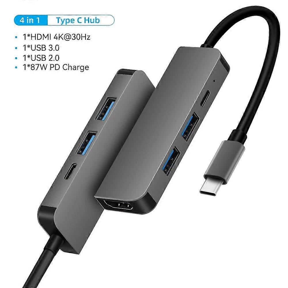11 în 1 USB C 3.0 Hub Tip C Adaptor pentru laptop la 4K HDMI Compatibil VGA RJ45 Lan Ethernet SD/TF Card 87W PD Dock Station Splitter