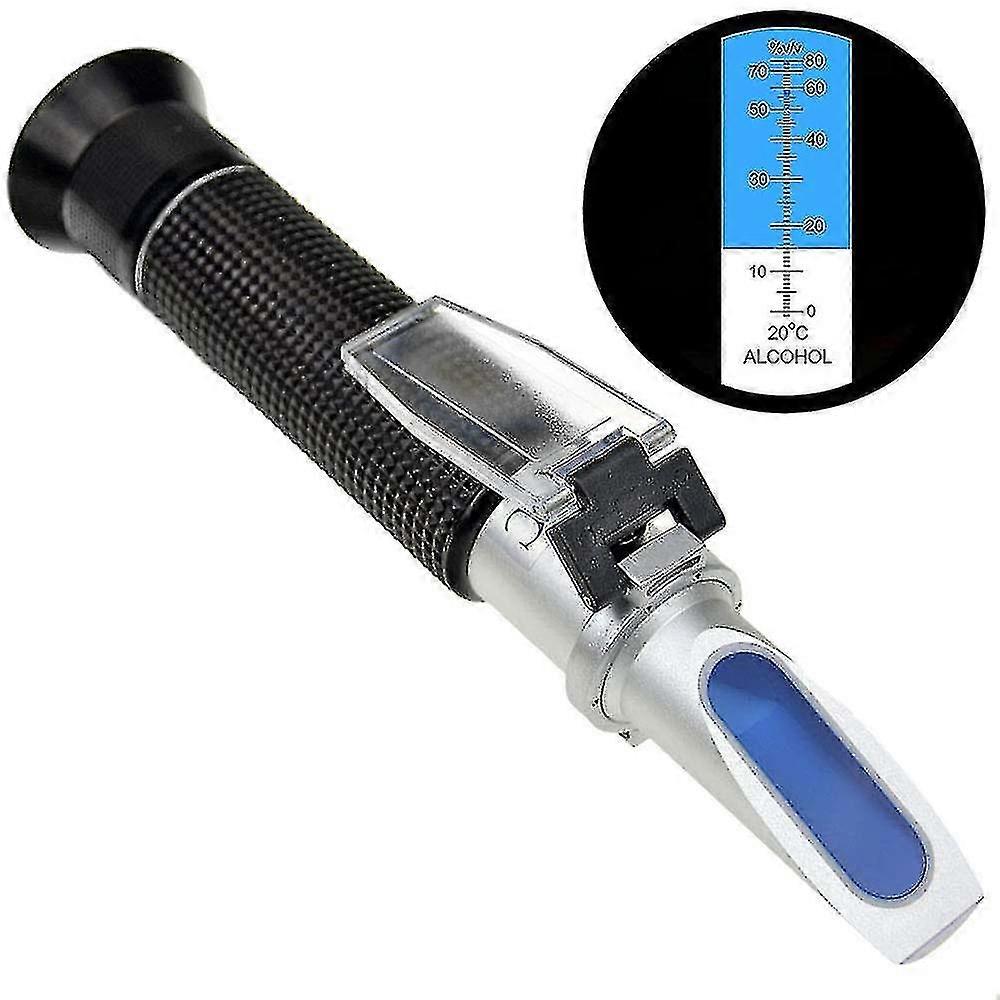 Handheld Alcohol Refractometer, 0~80% Alcohol Content Measuring Tool