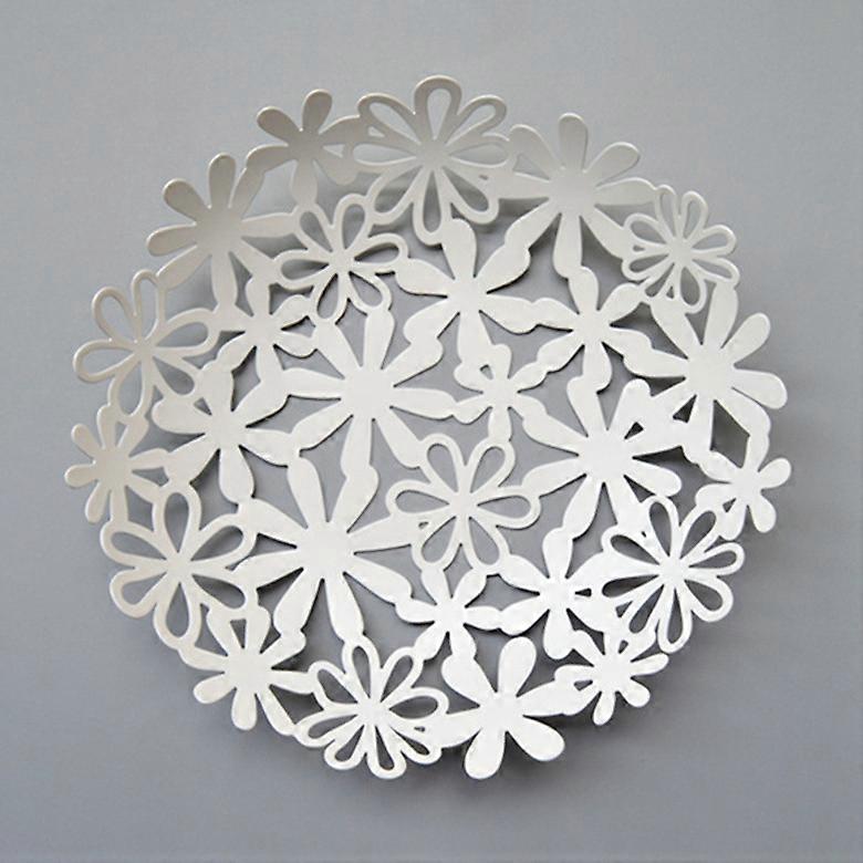 سلة فواكه ، فولاذ ، وعاء فواكه حديدي دائري ، وعاء زخرفي ، مطبخ تخزين الخبز خضروات ، صينية طعام ديكور فندق تخزين منزلي