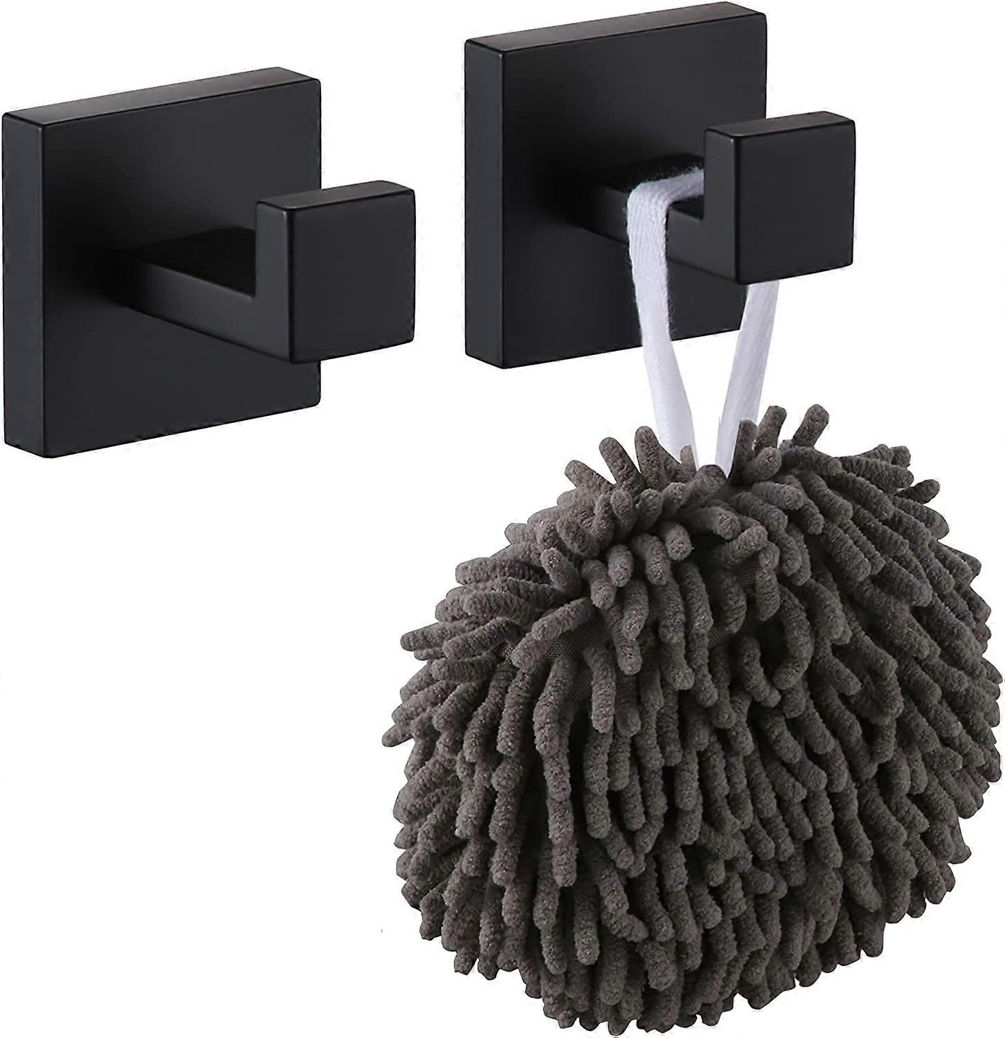 Wall Mounted Bathroom Towel Clothes Hook 2pcs