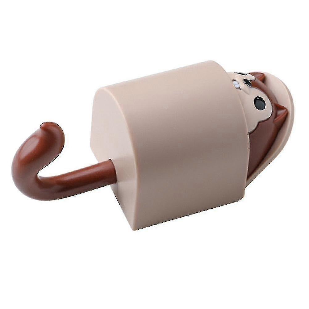 Squirrel Storage Rack Home Wall Decoration Storage Hook Brown