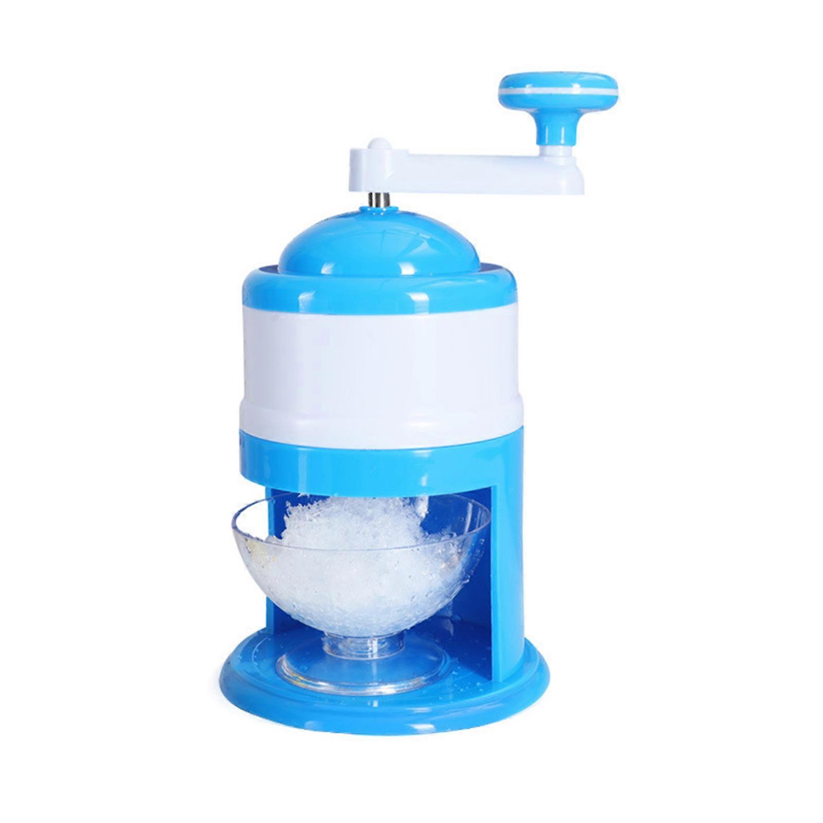 Ice Shaver and Snow Cone Machine - Portable Ice Crusher Hand Shaved Ice Machine Manual Fruit Machine HouseholdIce Shaver Small Ice Crusher