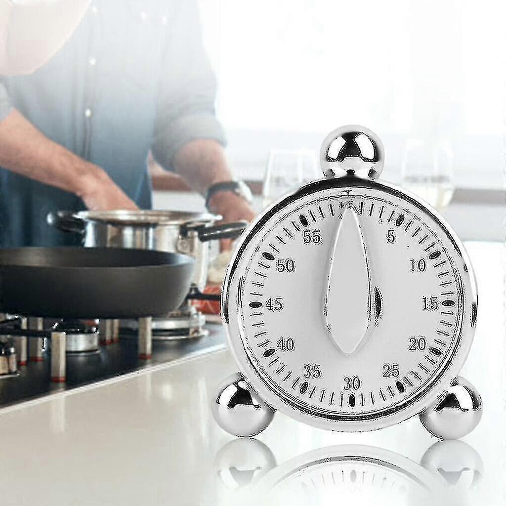 60 Minutes Kitchen Mechanical Timer Baking Cooking Reminder Alarm Loud