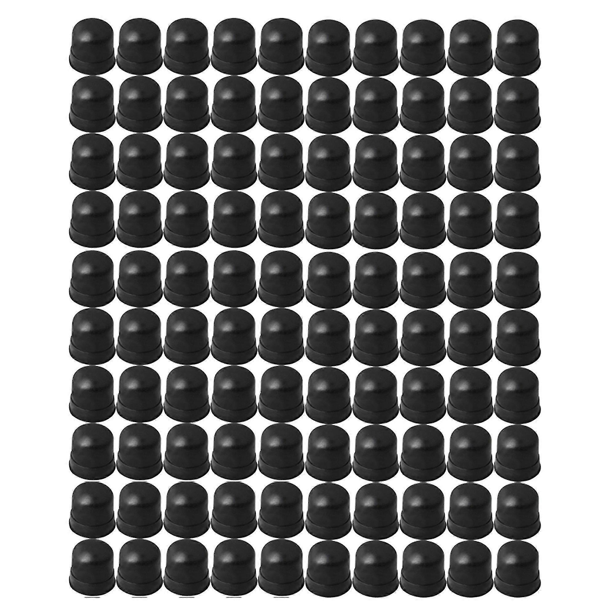 100pieces 11x11mm Tromb Slide Rubber End Tip Bumper