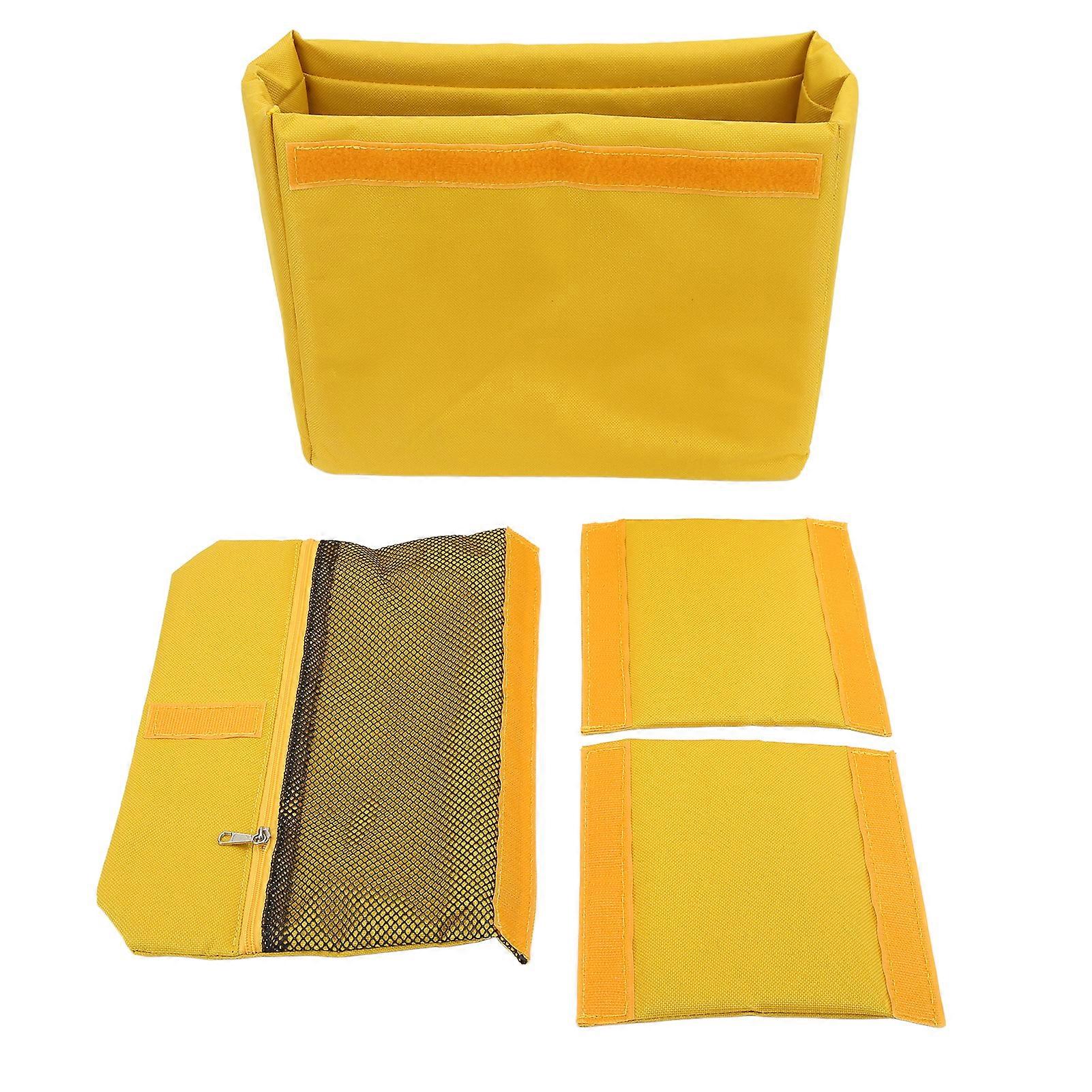 Waterproof Camera Bag, Shockproof Inner Case for DSLR Camera, Lenses and Flashes, Yellow, Size L