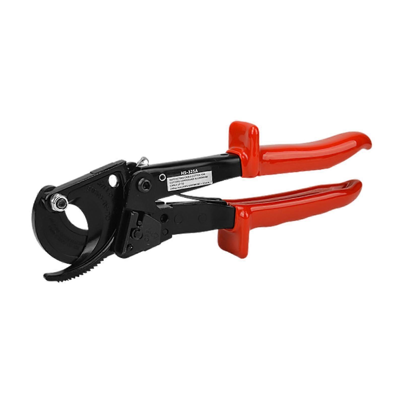 Ratchet Cable Cutter Non Slip Handle Hand Tool Heavy Duty Cable Cutting Tool