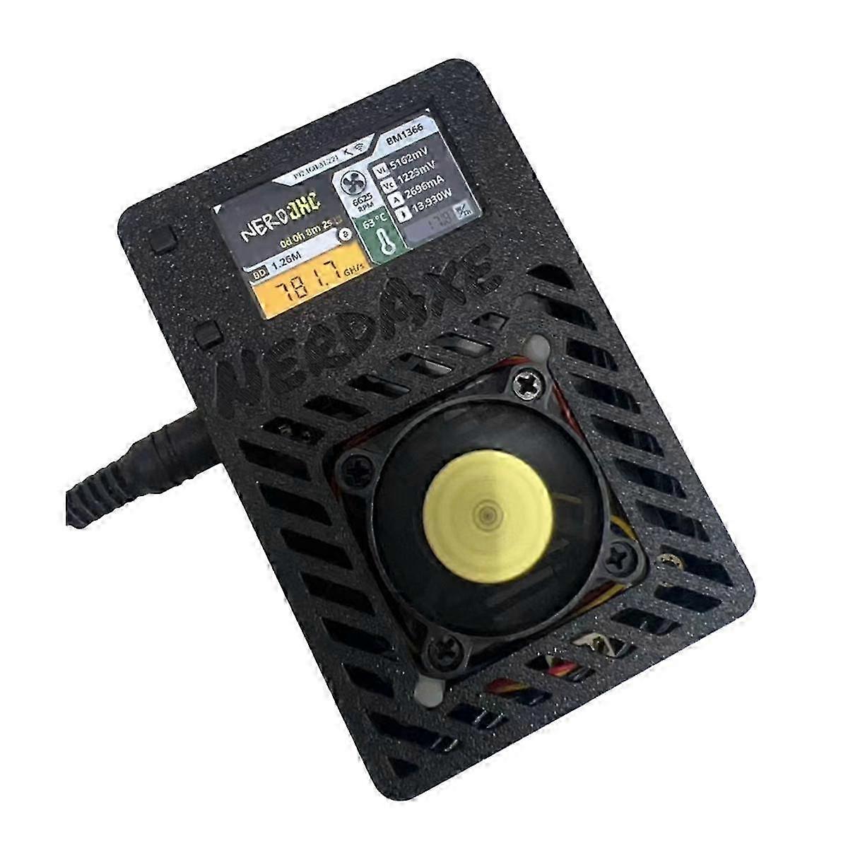 Nerdaxe Miner Nerdminer 500gh/s S19XP Bm1366 Asic Bitaxe Bitcoin Mini Miner Lotterie Mining Miner mit Display UK Stecker