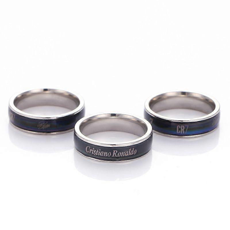 Rustfrit stål ring Messi titanium halskæde fodboldfans