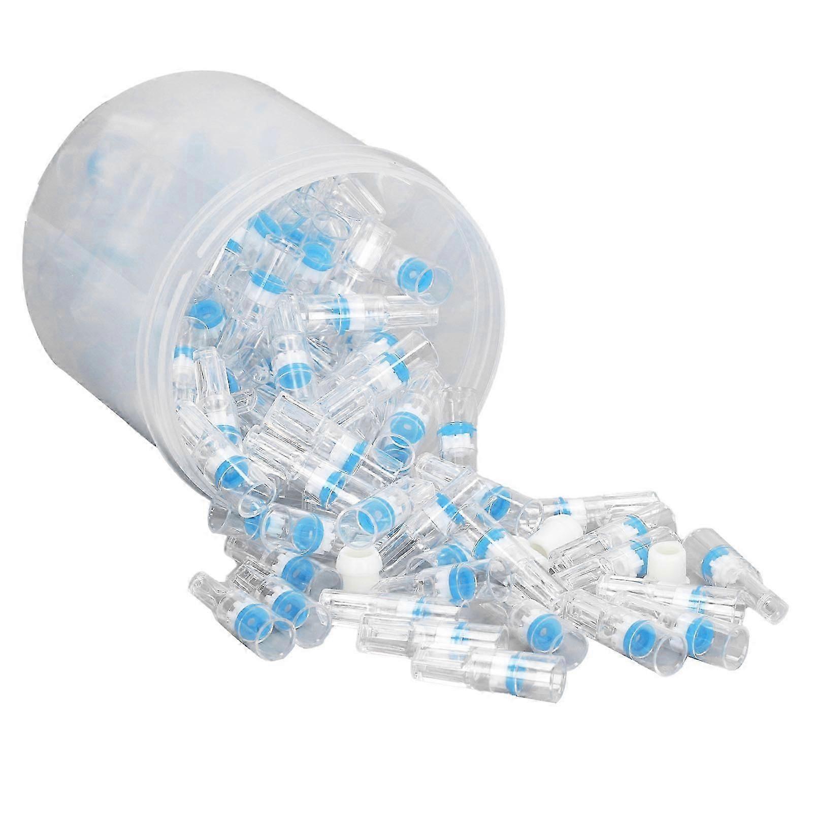 100Pcs Cigarette Tar Guard Disposable Smoking Filter Microporous Multiple Filtration for Less Tar Smoke Stains