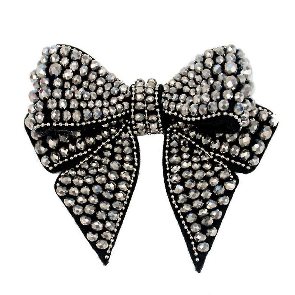 1Pc Handmade Shoe Accessory Adornment Decorative Bowknot Cloth Patch Ornament