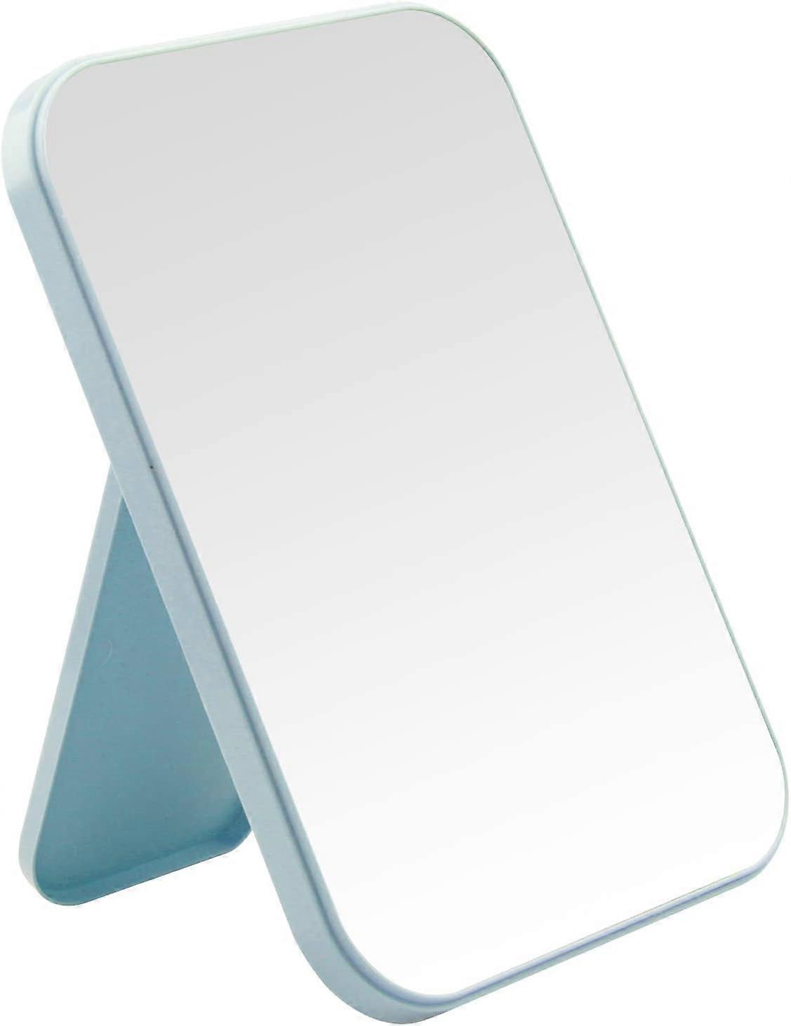 8-Inch Makeup Mirror with Dual-Purpose Design for Table and Wall Use, Adjustable Brightness, and 360-Degree Rotation