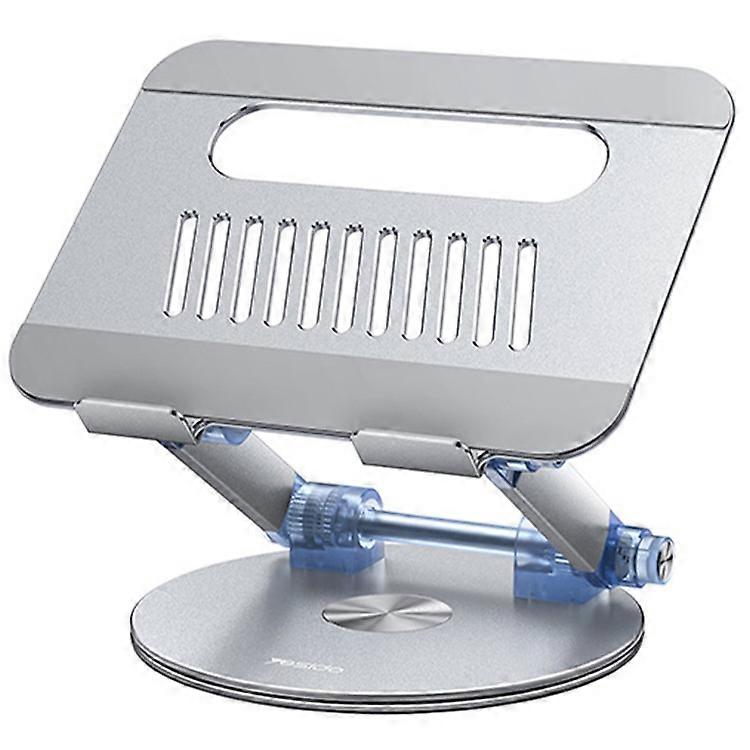 YESIDO LP06 Aluminum Alloy Foldable Laptop Bracket Rotatable Heat Dissipation Notebook Desktop Stand