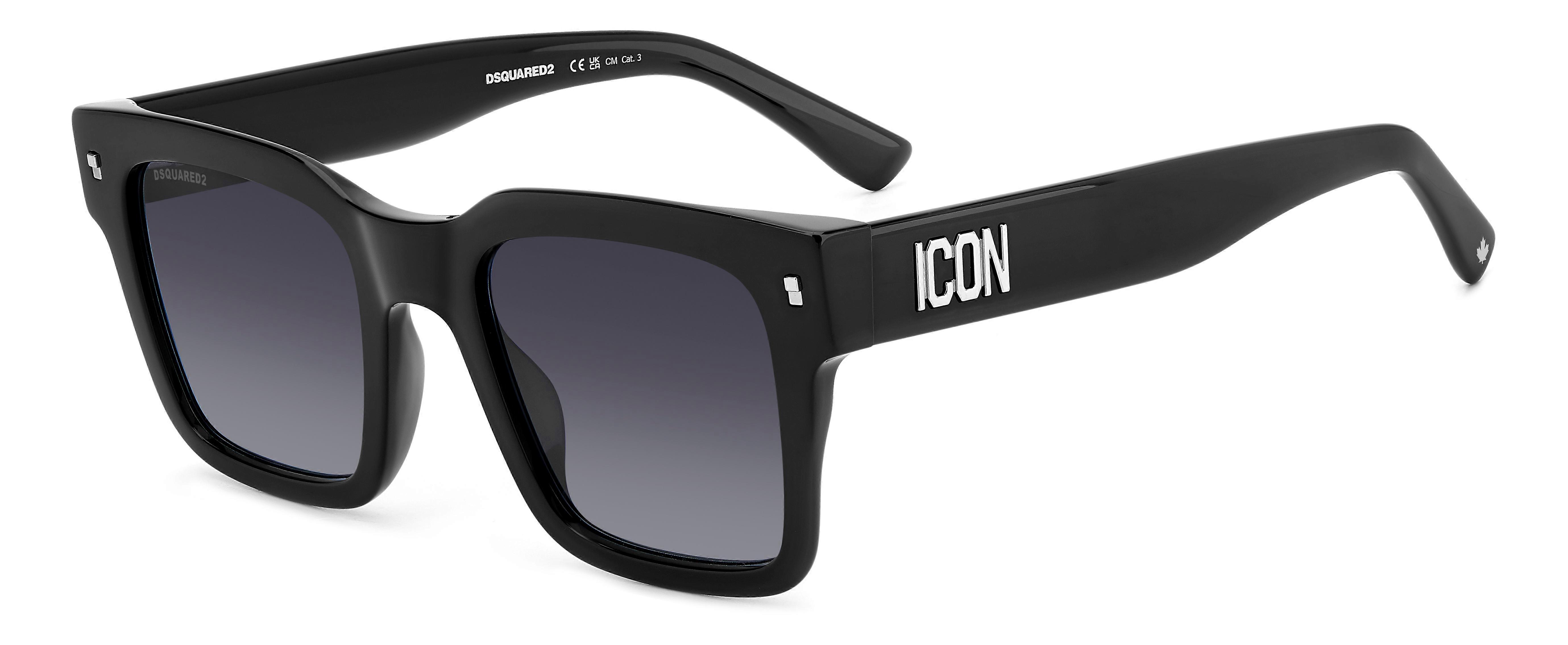 Sunglasses DSQUARED2 ICON 0010/S 807 BLACK 51/22/145 MAN