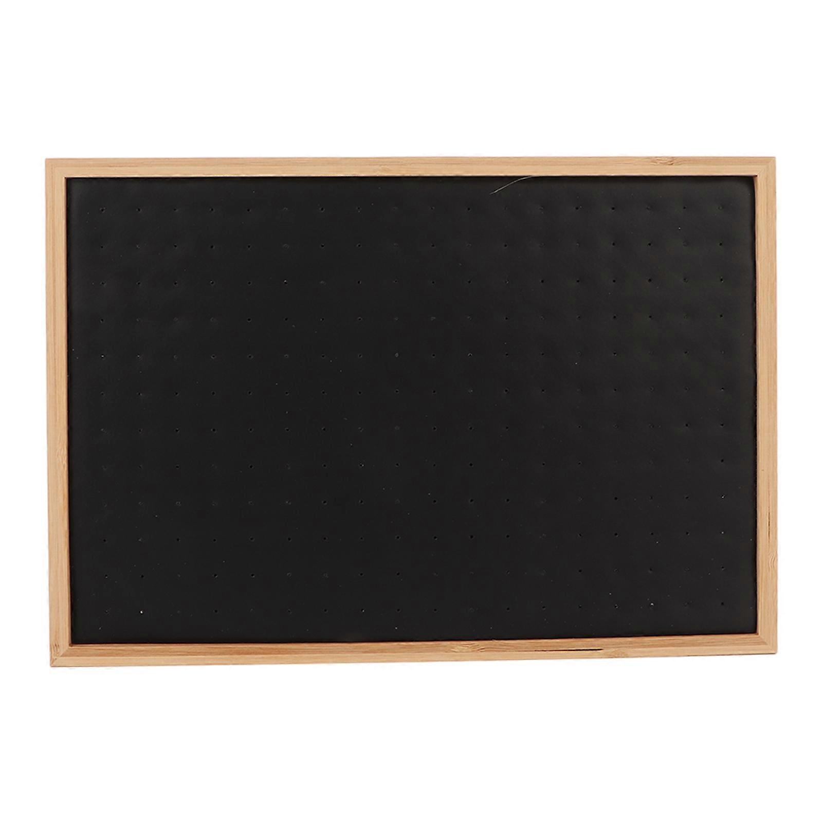 Ear Studs Tray - 216 Holes Stackable Soft Lining Storage Case for Earring Display, Black Finish