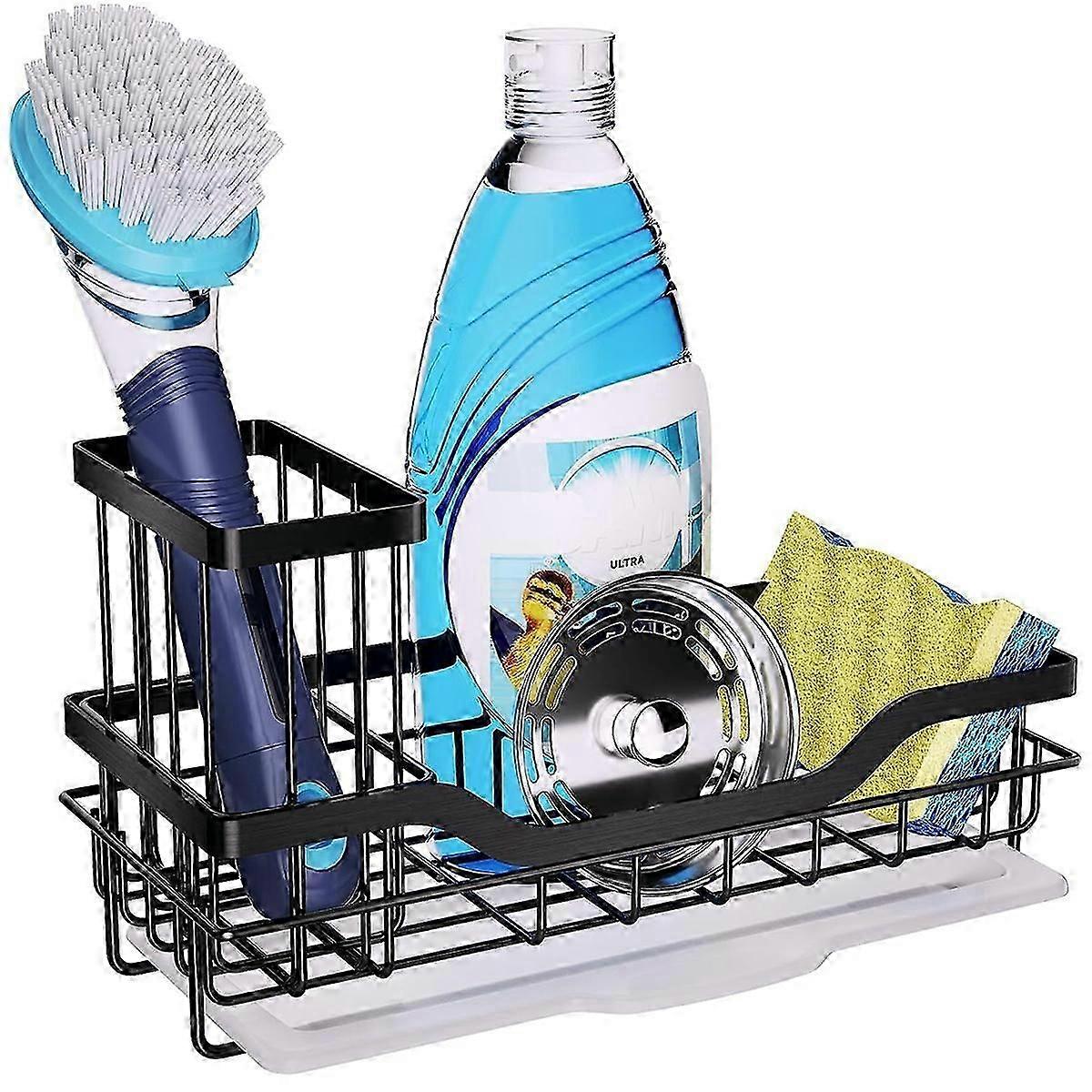 kitchen organizer with drain pan, sink organizer for bathroom